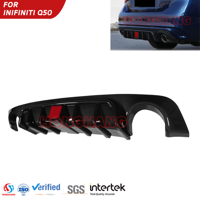 Auto-Hecksto&szlig;stangen-Lippendiffusor f&uuml;r Infiniti Q50 2018 2019 2020 2021