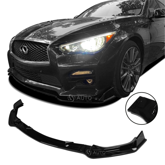 인피니티 Q50 2014 2015 2016 2017용 앞 립 범퍼 스플리터