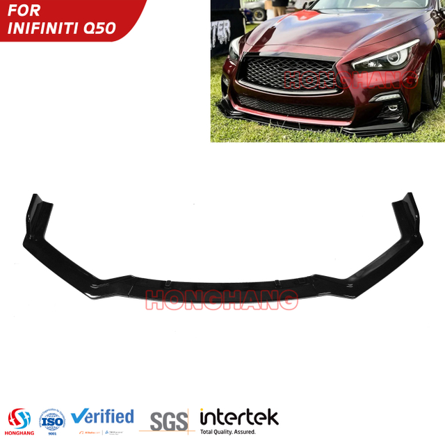 Splitter per paraurti anteriore per Infiniti Q50 2018 2019 2020 2021