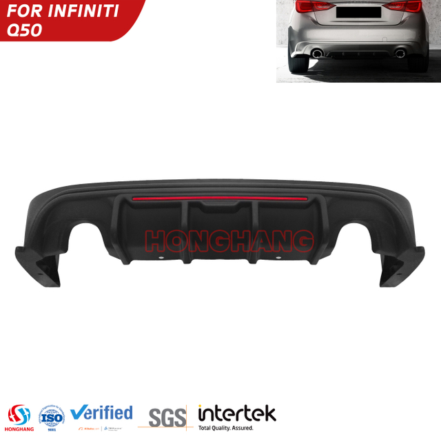 2014–2022 Inﬁniti Q50 Hecksto&szlig;stangen-Diffusorlippe