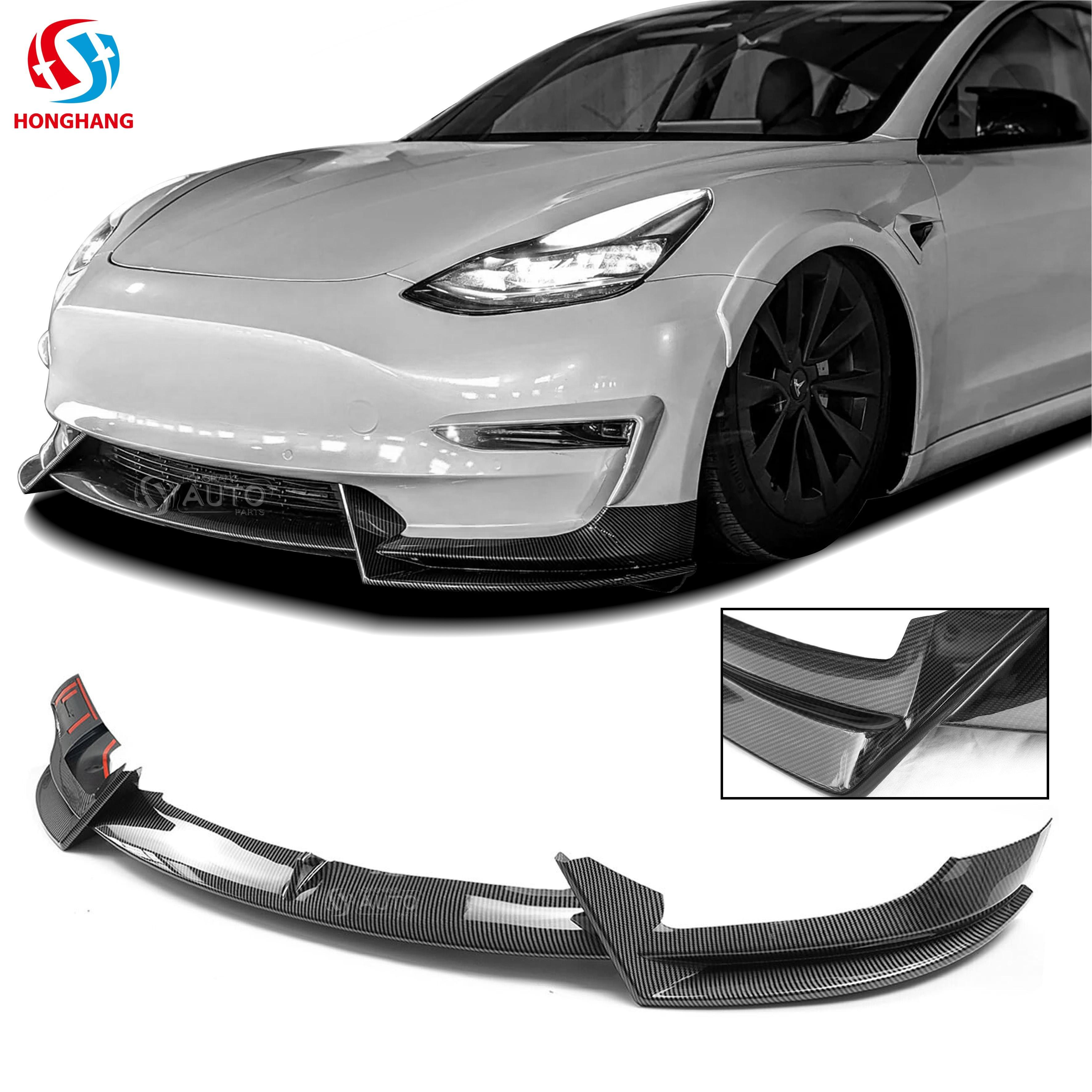 Splitter per labbro anteriore per TESLA Modello 3 2017 2018 2019 2020 2021 2022 2023