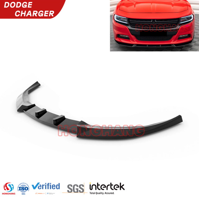 닷지 충전기 RT MK7 용 앞 범퍼 립 2014 2015 2016 2017 2018 2019 2020 2021 2022 2023