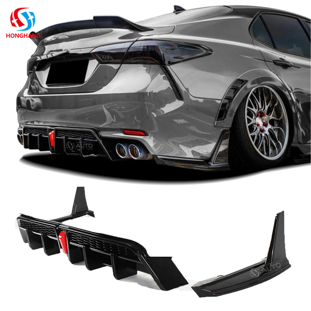 Eccellente Montaggio Diffusore Posteriore Labbro Del Paraurti Per Toyota Camry 2018 2019 2020 2021 2022