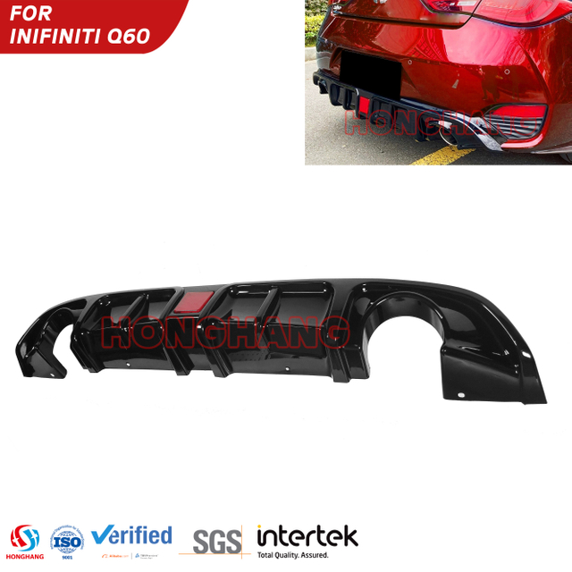 Auto-Hecksto&szlig;stangen-Lippendiffusor f&uuml;r Infiniti Q60 2017 2018 2019 2020 2021
