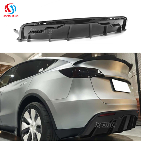 Диффузор для губ заднего бампера для TESLA Model Y 2017 2018 2019 2020 2021 2022 2023
